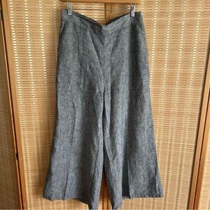 Catherine Malandrino Charcoal Wide-Leg Trousers